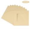Tan Acid Free 16x16 Picture Frame Mats with White Core Bevel Cut for 12x12 Pictures - Fits 16x16 Frame - Pack of 25 Mats view 2