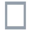CountryArtHouse Mid Grey Acid Free 10x12 Picture Frame Mats with White Core Bevel Cut for 8x10 Pictures - Fits 10x12 Frame - One Mat view 3