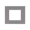 CountryArtHouse Charcoal Acid Free 7x7 Square Picture Frame Mat with White Core Bevel Cut for 5x5 Pictures - Fits 7x7 Frame view 1