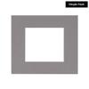 CountryArtHouse Charcoal Acid Free 7x7 Square Picture Frame Mat with White Core Bevel Cut for 5x5 Pictures - Fits 7x7 Frame view 2