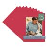 CountryArtHouse Deep Red Acid Free 11x14 Picture Frame Mats with White Core Bevel Cut for 8.5x11 Pictures - Fits 11x14 Frame - Pack of 10 Mats - with Bags & Backings view 1