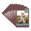 CountryArtHouse Maroon Acid Free 12x18 Picture Frame Mats with White Core Bevel Cut for 11x14 Pictures - Fits 12x18 Frame - Pack of 10 Mats - with Bags & Backings view 1