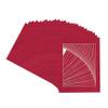 Blaze Suede Acid Free 5x7 Picture Frame Mats with White Core Bevel Cut for 4x6 Pictures - Fits 5x7 Frame - Pack of 25 Mats view 3