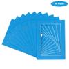 CountryArtHouse Bay Blue Acid Free 16x20 Picture Frame Mats with White Core Bevel Cut for 12x16 Pictures - Fits 16x20 Frame - Pack of 100 Mats view 2