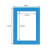 CountryArtHouse Bay Blue Acid Free 16x20 Picture Frame Mats with White Core Bevel Cut for 12x16 Pictures - Fits 16x20 Frame - Pack of 100 Mats view 3