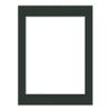 CountryArtHouse Textured Black Acid Free 11x17 Picture Frame Mats with White Core Bevel Cut for 8.5x11 Pictures - Fits 11x17 Frame - One Mat view 3