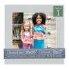 CountryArtHouse Grey Acid Free 16x16 Picture Frame Mats with White Core Bevel Cut for 12x12 Pictures - Fits 16x16 Frame - One Mat - With Bag & Backing view 1