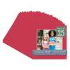 CountryArtHouse Deep Red Acid Free 16x16 Picture Frame Mats with White Core Bevel Cut for 12x12 Pictures - Fits 16x16 Frame - Pack of 25 Mats - with Bags & Backings view 1
