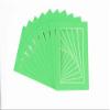 CountryArtHouse Bright Green Acid Free 16x20 Picture Frame Mats with White Core Bevel Cut for 13x19 Pictures - Fits 16x20 Frame - Pack of 100 Mats view 1