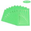 CountryArtHouse Bright Green Acid Free 16x20 Picture Frame Mats with White Core Bevel Cut for 13x19 Pictures - Fits 16x20 Frame - Pack of 100 Mats view 2