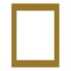 CountryArtHouse Metallic Gold Acid Free 5x7 Picture Frame Mats with White Core Bevel Cut for 4x6 Pictures - Fits 5x7 Frame - One Mat view 3