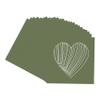 CountryArtHouse Dill Acid Free 7x7 Heart Picture Frame Mat with White Core Bevel Cut for 4x5 Pictures - Fits 7x7 Frame view 3