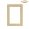 CountryArtHouse Linen Acid Free 28x40 Picture Frame Mats with White Core Bevel Cut for 24x36 Pictures - Fits 28x40 Frame - One Mat - With Bag & Backing view 2