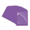 CountryArtHouse Purple Acid Free 12x16 Picture Frame Mats with White Core Bevel Cut for 8x12 Pictures - Fits 12x16 Frame - Pack of 25 Mats - with Bags & Backings view 3