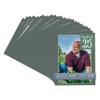 Charcoal Acid Free 16x20 Picture Frame Mats with White Core Bevel Cut for 13x19 Pictures - Fits 16x20 Frame - Pack of 25 Mats - with Bags & Backings view 1