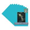 Aquamarine Acid Free 12x16 Picture Frame Mats with White Core Bevel Cut for 8x10 Pictures - Fits 12x16 Frame - Pack of 10 Mats - with Bags & Backings view 1