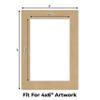 CountryArtHouse Thicket Suede Acid Free 5x7 Picture Frame Mats with White Core Bevel Cut for 4x6 Pictures - Fits 5x7 Frame - Pack of 25 Mats view 2