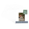 CountryArtHouse Textured White Acid Free 8.5x11 Picture Frame Mats with White Core Bevel Cut for 5x7 Pictures - Fits 8.5x11 Frame - Pack of 25 Mats - with Bags & Backings view 1