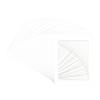 CountryArtHouse Textured White Acid Free 8.5x11 Picture Frame Mats with White Core Bevel Cut for 5x7 Pictures - Fits 8.5x11 Frame - Pack of 25 Mats - with Bags & Backings view 3