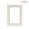 CountryArtHouse White Acid Free 22x28 Picture Frame Mat with Black Core Bevel Cut for 20x24 Pictures - Fits 22x28 Frame view 2