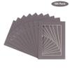 CountryArtHouse Charcoal Acid Free 16x20 Picture Frame Mats with White Core Bevel Cut for 13x19 Pictures - Fits 16x20 Frame - Pack of 100 Mats view 2