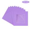 Light Purple Acid Free 16x16 Picture Frame Mats with White Core Bevel Cut for 12x12 Pictures - Fits 16x16 Frame - Pack of 100 Mats - with Bags & Backings view 2