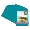 CountryArtHouse Teal Acid Free 20x24 Picture Frame Mats with White Core Bevel Cut for 16x20 Pictures - Fits 20x24 Frame - Pack of 25 Mats - with Bags & Backings view 1
