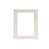 White Linen Acid Free 12x16 Picture Frame Mats with White Core Bevel Cut for 11x14 Pictures - Fits 12x16 Frame - One Mat - with Bag & Backing view 1
