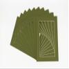 Dill Acid Free 16x20 Picture Frame Mats with White Core Bevel Cut for 13x19 Pictures - Fits 16x20 Frame - Pack of 100 Mats view 1