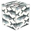 Bluefish Paper Mache Tissue Box Cover view 1