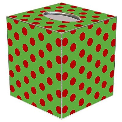 Christmas Big Dot Tissue Box Cover by Marye-Kelley