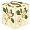 Marye-Kelley Magnolias Paper Mache Tissue Box Cover view 1