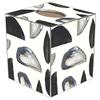Mussel Shells Paper Mache Tissue Box Cover view 1