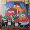 Sugarplum Greeters Snow Family Plastic Canvas Needlepoint Kit view 1
