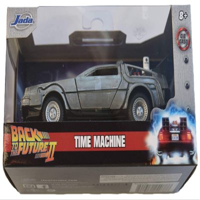 Back to The Future Part II Time Machine, [Silver] 1:32 Scale die cast