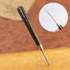 Wooden Handle Scratch Awl Tool, 2 PCS for Leather Hole Punch, Sewing and Leather Craft Repair view 4