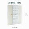 DUNCAN & STONE PAPER CO. Anniversary Journals for Couples - Wedding Notebook & More - Cute Journals For Couples To Capture Moments (Ivory, 189 Pages) view 2
