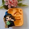 MD #33 Little Witch Silicone Mold view 2