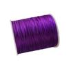 Xiezyu 2.0 mm Nylon Satin Cord Thread Beading String for Macrame, Friendship Bracelets,Chinese Knotting,Necklaces,Jewelry Making 109 Yards (Purple) view 2