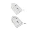 Yalulu 2Pcs Silicone Resin Tray Mold, Window Storage Box Epoxy Resin Casting Molds, Jewelry Box Silicone Mould for Fruit Plate, Jewelry Dish, Home Decoration view 2