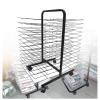 LYLFF Art Drying Rack,Drying Easel,Removable Educational Product Drying Rack with Pulleys,Movable Art Drying Rack for Gouache Painting view 1
