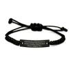 Unique Idea Model Building Black Rope Bracelet, Model Building Started Out as a Harmless Hobby. I, Gag Gifts for Friends view 1