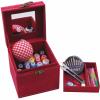 XBAOMING Sewing Kit, Hand-Held Sewing Kit, Sewing Basket for Sewing Tools, Suitable for Beginners, Ladies, Men, Students,D view 1