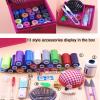 XBAOMING Sewing Kit, Hand-Held Sewing Kit, Sewing Basket for Sewing Tools, Suitable for Beginners, Ladies, Men, Students,D view 4