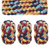 JMSL Yarn-Pom Pom Yarn-3 Packs Knitting Wool,100% Acrylic Crochet Soft Chunky Yarn for Handcrafts,450g,Style 3 view 1