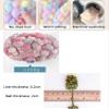 JMSL Yarn-Pom Pom Yarn-3 Packs Knitting Wool,100% Acrylic Crochet Soft Chunky Yarn for Handcrafts,450g,Style 3 view 2