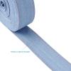 Pandahall 10.93 Yard Stitch Denim Ribbon 1.57 Inches Cornflower Blue Jeans Cloth Fabric Ribbon for Sewing Hairclip Garment Decoration view 3