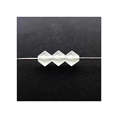 36 pcs Bicone PRECIOSA MC Bead Rondelle Xilion 3.6 x 4 mm, Matte Crystal