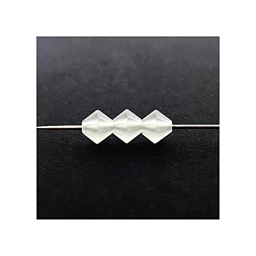 36 pcs Bicone PRECIOSA MC Bead Rondelle Xilion 3.6 x 4 mm, Matte Crystal