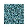 10 g TOHO Round Seed Beads Rocailles, Size 11/0, Trans Rainbow Frosted Teal (# 167BDF), Japan, Glass view 1